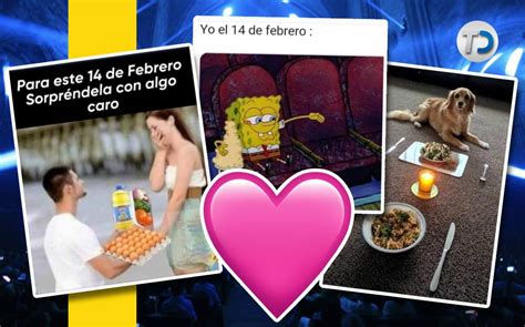 memes del 14 de febrero|Memes del Día de San Valentín llenan las redes:。